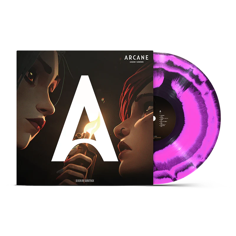 Arcane - Saison 1 Soundtrack: Pink & Black Splatter Vinyl LP